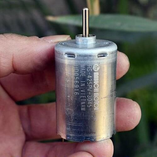 Mabuchi Micro RS-425PV-3045 Electric Motor DC 12V-24V 19500 RPM High Speed Precision Carbon Brush DC Motor for Office Equipment