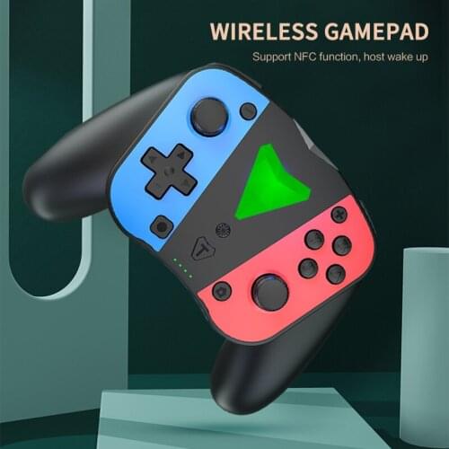 New Bluetooth Wireless Gamepad Full-Featured Type C 360° NFC Dual Motor Vibration Joystick For Switch NS Pro For Switch Lite