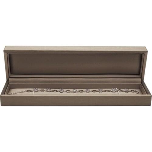 PU leather jewellery boxes and packaging bracelet case jewelry organizer gift box