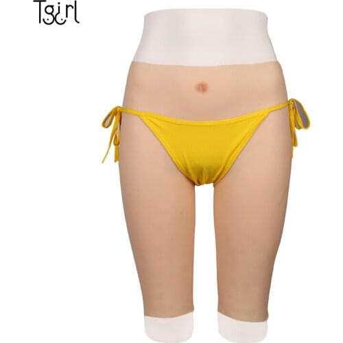 Realistic Silicone Pants Lifelike Ass Vagina Suit for Crossdresser Transgender Drag queen