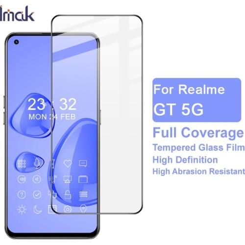 Realme GT 5G 6.43" imak Pro+ Tempered Glass Protector For Realme Q3 Pro 5G Full Screen Glue Guard Film Real Me GT Neo 5G