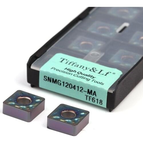 SNMG120408-MA TF618 SNMG120412 CNC Lathe Turning Tools Carbide Inserts High Quality Colorful Original Blade Cut A Variety Steel