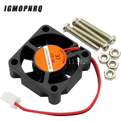 Raspberry Pi 3, Active Cooling Fan for Customized Acrylic Case / 5V Plug-in and Play / Support Raspberry Pi Model B Plus B