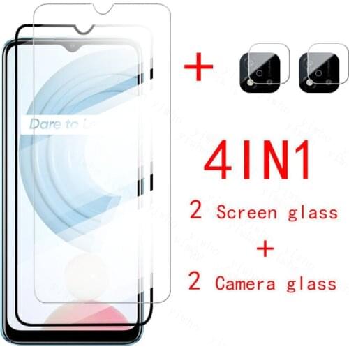 Protector glass On Realme C21 Tempered glass Back Camera lens film For OPPO Realme C20 C17 C15 C12 C11 C3 Screen protector