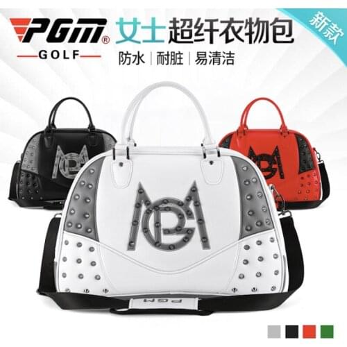 PGM Golf Ladys Clothes Bag Shoe Pack Women Clothing Handbag Microfiber Waterproof Large Capacity YWB032 Wholesale