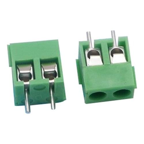 100PCS KF396 splice 3.96mm pitch connector terminal 2P 3P Green split joint KF396-2P KF296-3P ROHS Free shipping