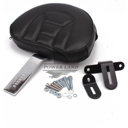 1x Motorcycle Adjustable New Plug In Driver Rider Seat Backrest Kit For Harley Touring Electra Road Street Glide Road King 97-15
