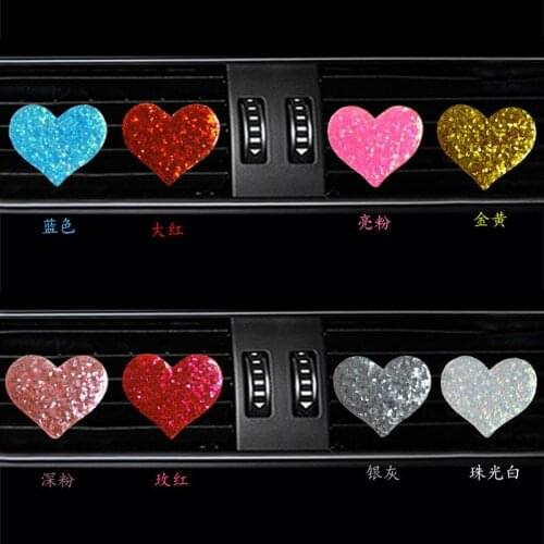 Car perfume fragrance For Air Condition Vent Outlet Shining heart