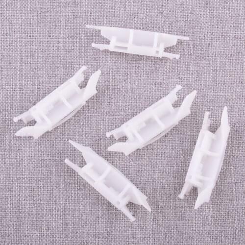 CITALL 5pcs 91572SDAA01 91572-SDA-A01 Roof Drip Trim Moulding Holder Clip Plastic White Fit For Honda Accord Civic Acura TL TSX