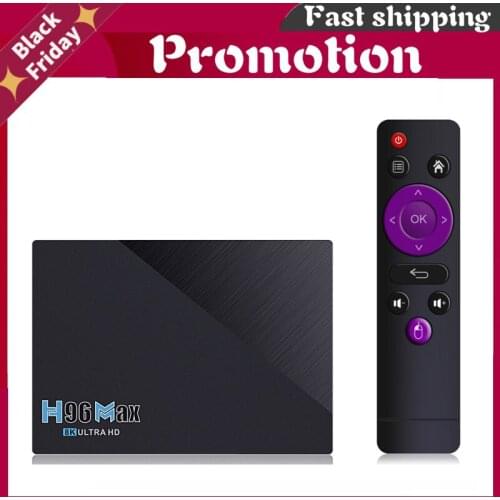 For Google Play Youtube H96Max Media Player H96 MAX RK3566 Smart TV Box Android 11 4GB RAM 4GB 32GB Support 1080p 8K 24fps