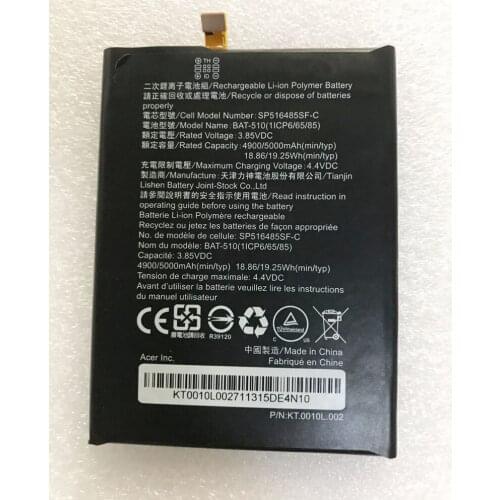 GeLar 3.85V 5000mAh Battery For Acer Liquid Metal MT S120 BAT-510 (1/CP6/65/85) SP516485SF-C