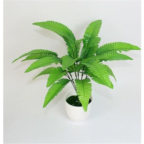 Artificial Plants Fake Leaf Home Garden Flower Like Real Bush Foliage Office