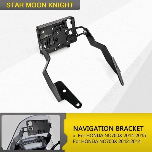 Motorcycle GPS Mount Mounting Adapter Holder Bracket For HONDA NC 700 X NC700X 2012-2013 NC750X NC 750 X 2014-2015