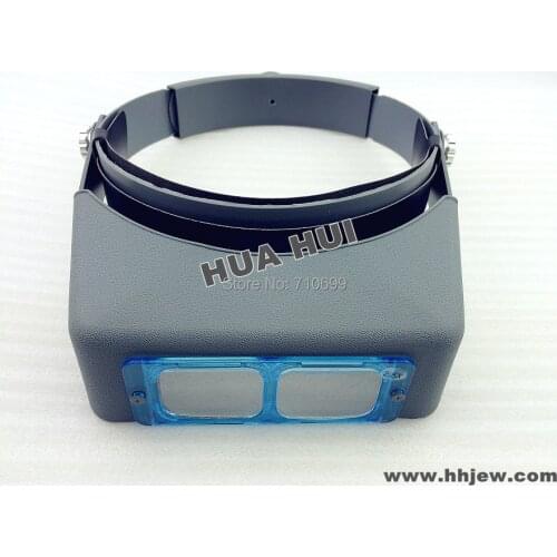 Free shipping Double-lens Watch Repair Head Headband Magnifier Glasses Loupe 3.5X