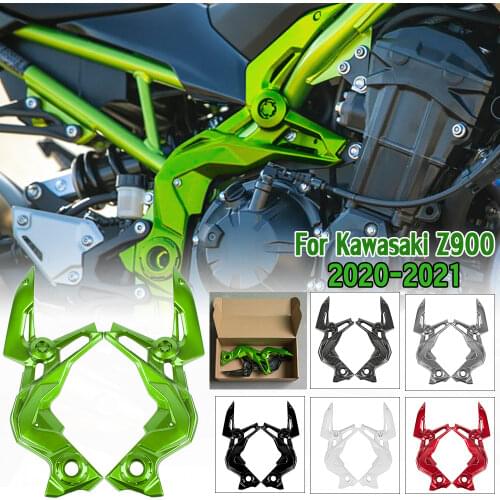 Motorcycle Left Right Engine Frame Side Cover Cowl Panel Trim Body Fairing Cover For Kawasaki Z900 2020 2021 Z 900 Accessories