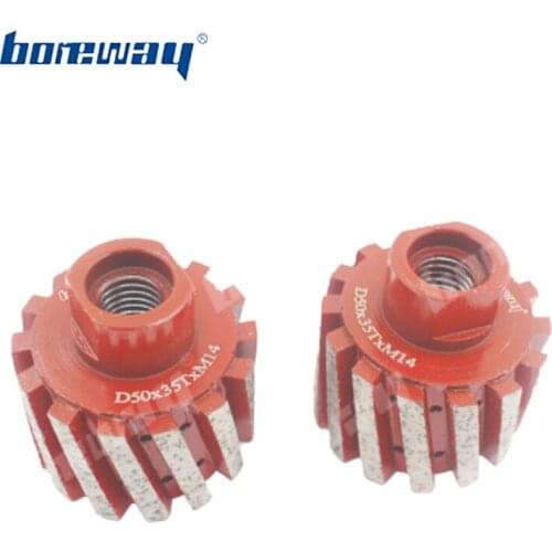 2Inch M14 Whole Set Solution Diamond Drum Sanders For Finishing Counter Top Sinkholes Of Stone