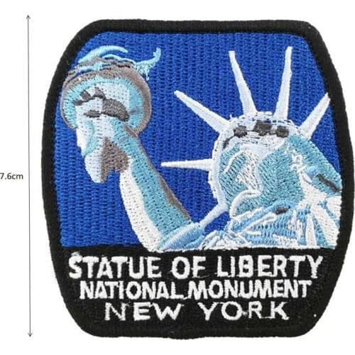 Custom Embroidery Patch Iron on Sew on Velcro backing badge with your own design logo factory customize service