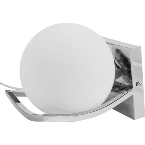 New Unique Creative Metal Glass Ball Wall Lamp Led Wall Lights for Passage Corridor Bedroom Bedside Lamp