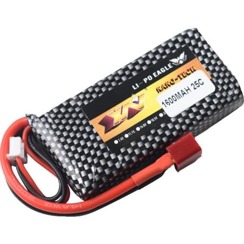 Rc Lipo Battery 7.4v 1600mah Lipo Battery XLH 9125 battery 1600mah 2S For 9125 Remote Control Rc Car Spare Parts