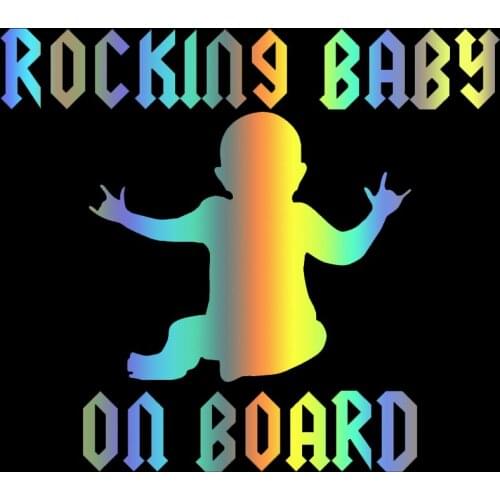 S51205# Various Sizes/Colors Car Stickers Vinyl Decal Baby On Board Motorcycle Decorative Accessories Creative Waterproof
