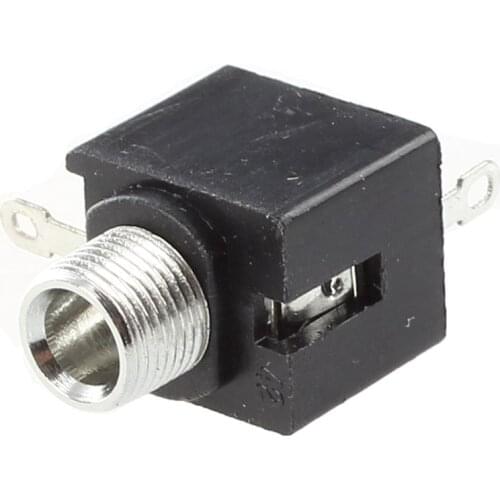 Top 10 Pcs 3 Pins Chassis Mount Female 3.5mm Mono Jacks Socket Connectors