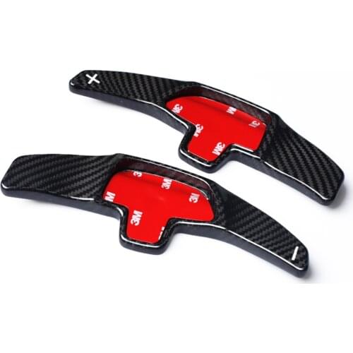 Carbon Fiber Steering Wheel Paddle Extension Shifter Trim For Mercedes Benz CLA S GLE CLS Class C117 W222 W166 C292 2015-2017