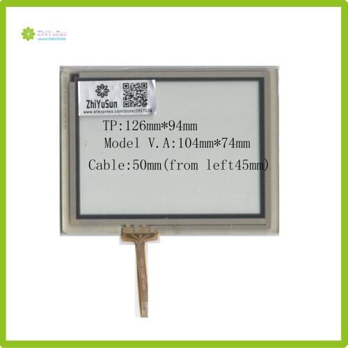 ZhiYuSun wholesale TR4-050F-04 5pcs/lot 5inch 4lines resistance screen this is compatible blass suitable TR4050F04