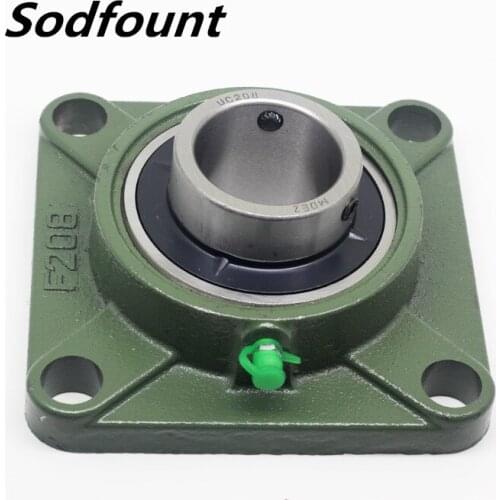 1pcs Thickened outer spherical bearing with seat square seat UCF210