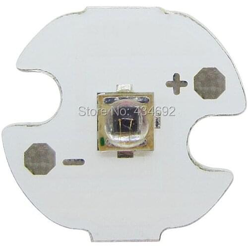 10PCS/LOT High Power 3W 730NM - 740NM 3535 Infrared Red Led Emitter Beads Light 1.6-1.8V 350-800mA 16MM White PCB