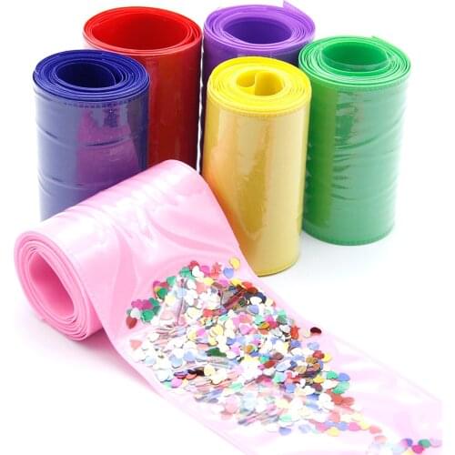 David accessories 1.5'' 38mm Fillable PVC Ribbon (without sequins) For DIY Hair Bow Party Birthday Decoration Craft,5Yc6624