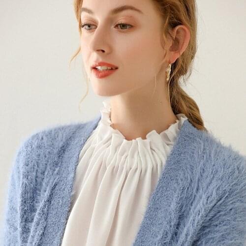 2020 Adult White Fake Collar for Women High Neck Sweater Blouse Detachable Collars Ladies False Collar Neck Tie Decorative