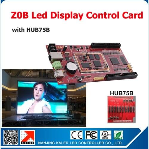 Free ship video control card 320*512pixel Z0B asynchronous led display controller card video wall indoor outdoor led signboard