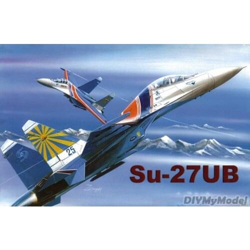 Su27 side guard single seat twin engine heavy fighter DIY Handcraft Paper Model KIT Handmade Toy Puzzles Gift Movie prop