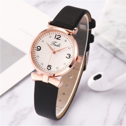 Reloj Mujer Fashion Casual Women Quartz Watches Leather Belt Band Watch Womens Analog Watch Dress Wristwatch Zegarek Damski