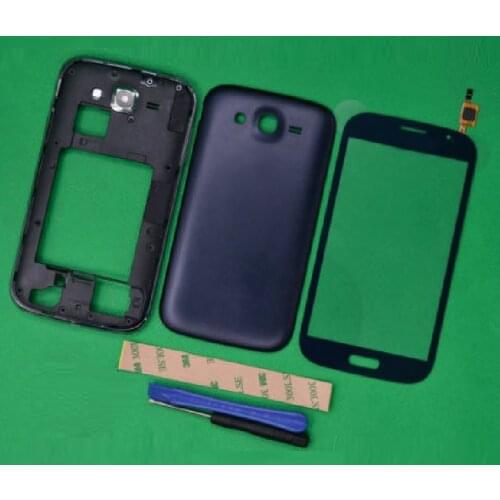 For Samsung Grand Neo i9060 GT-i9060 i9062 Front Middle Frame Bezel +Back Battery Cover +Touch Screen Digitizer Sensor +Adhesive