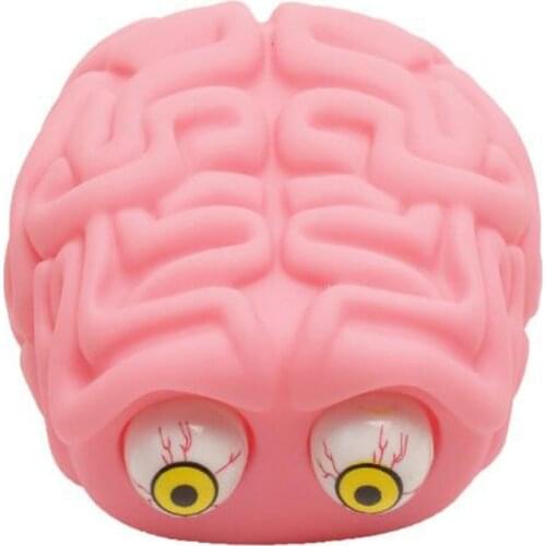 Flippy Brain Squishy Eye Popping Squeeze Fidget Toys Cool Stuff Prank Gadgets Stress Relief Sensory ADHD Autism Gags Toy