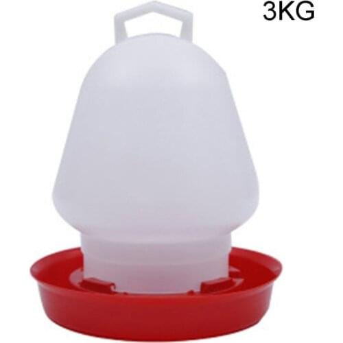 Round Bubble Chicken Drinking Fountain Device Hanging Cup Waterer Bowl Poultry