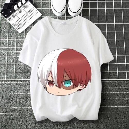 My Hero Academia Kirishima Eijiro Comic Printed Cool T-Shirt Round Neck Short Sleeve Modal Top Tshirt