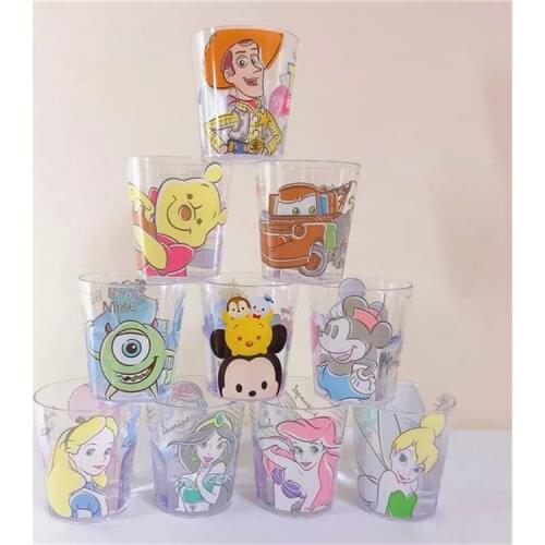 Disney Mickey Mouse Cartoon cups Princess Elsa Childrens Mouth Cup PS Cartoon Cold Drink Cup Coke cup Party Drink Cup