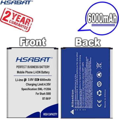 New Arrival [ HSABAT ] 6000mAh BT-561P Replacement Battery for Leagoo Shark Shark5000