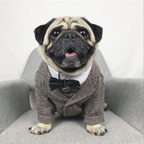 Formal Dog Clothes Wedding Pet Dog Suit Pets Dogs Clothing For Dogs Pets Supplies XS-XXL Pet Apparel Puppy Outfit Pug Bulldog