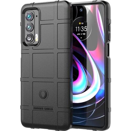 Ultra Rugged Silicone TPU Bumper Cover Case, Armor Full Body Heavy Dury Shockproof Thick Shield Solid Case For Moto edge 2021