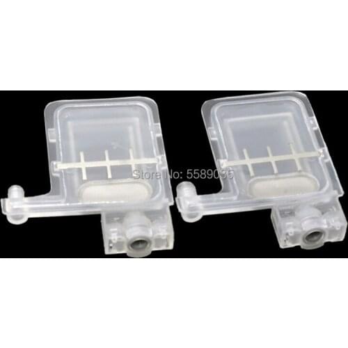 Transparent solvent ink damper dx5 solvent printer Allwin Gongzheng plotter Square mouth single row damper 10pcs