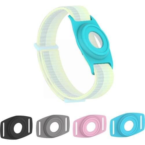 Strap For Airtags Band Bracelet Protective Cover Cases Wearable Device TPU Anti-lost For Children GPS Suitable Airtag J4Z0