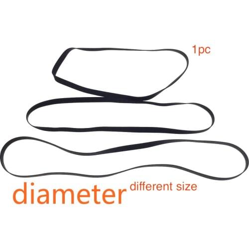 0.6mm thickness 4/4.5/5mm width transmission rubber drive belt for walkman repeater cassette deck counter audio tape recorder