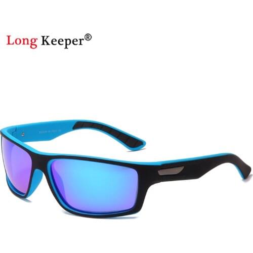 Brand Design Classic Polarized Sunglasses Men Vintage Matte Black Frame Sun Glasses Male Driving Eyewear Mirror Coating Lens