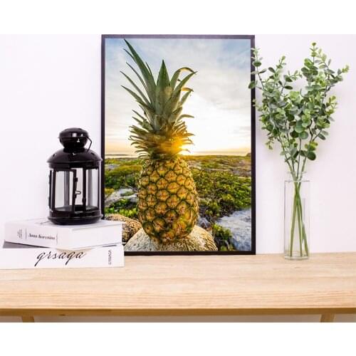 Modern pineapple Posters And Prints Wall Art Canvas Painting Wall Pictures For Bathroom Poster Decoration