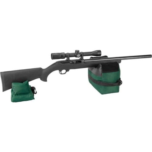 600D Oxford Shooting Rear Rest Bag Set Portable Front & Rear Rifle Target Tactical Bench Unfilled Stand Hunting Accessories