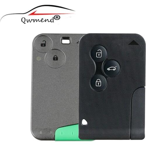 Smart Remote Key PCF7947 Chip 2 Buttons For Renault Laguna 3 Buttons For Renault megane 433 MHz Original keys