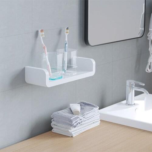 1pcs Cosmetic Shelf Liviing Room Storage Orginizers Shower Caddy Rack Front Mirror Combination Tray Bathroom Storage Decoration